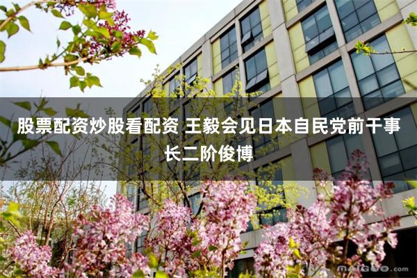 股票配资炒股看配资 王毅会见日本自民党前干事长二阶俊博