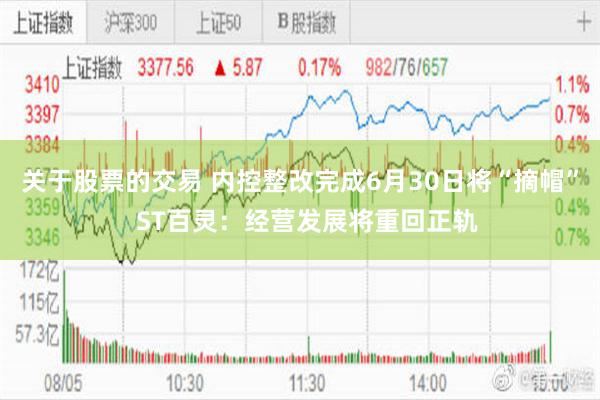 关于股票的交易 内控整改完成6月30日将“摘帽”  ST百灵：经营发展将重回正轨
