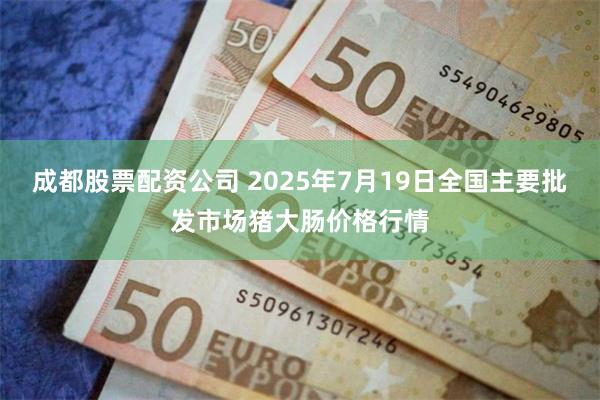 成都股票配资公司 2025年7月19日全国主要批发市场猪大肠价格行情