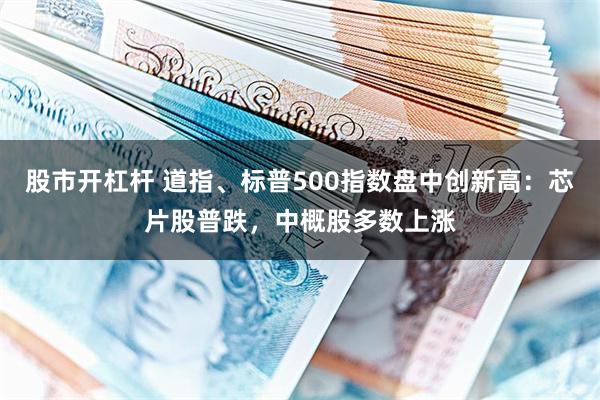 股市开杠杆 道指、标普500指数盘中创新高：芯片股普跌，中概股多数上涨