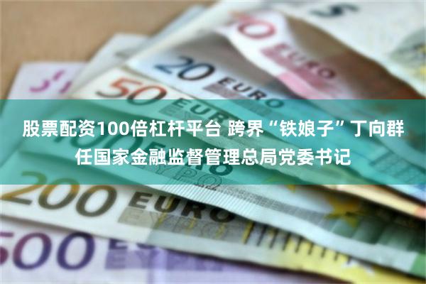 股票配资100倍杠杆平台 跨界“铁娘子”丁向群任国家金融监督管理总局党委书记