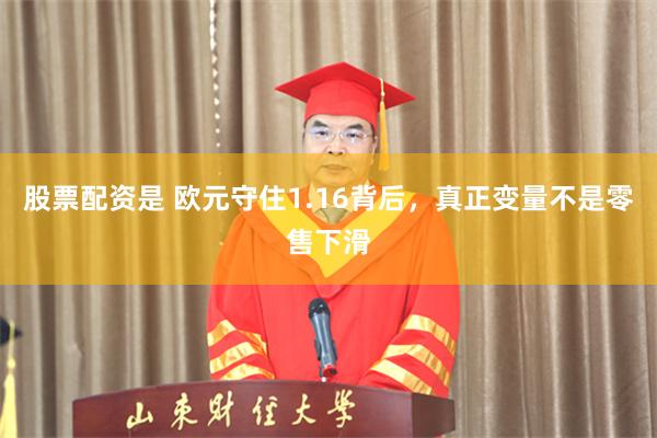 股票配资是 欧元守住1.16背后，真正变量不是零售下滑