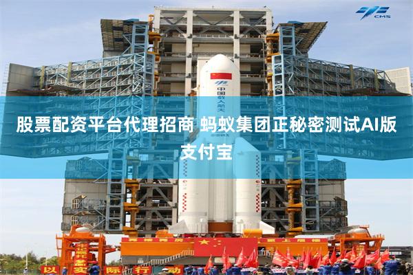 股票配资平台代理招商 蚂蚁集团正秘密测试AI版支付宝