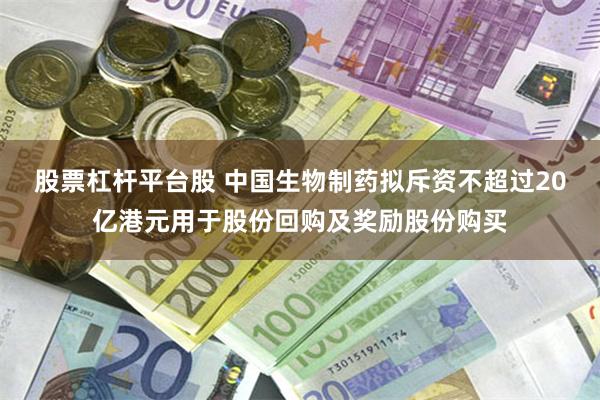股票杠杆平台股 中国生物制药拟斥资不超过20亿港元用于股份回购及奖励股份购买