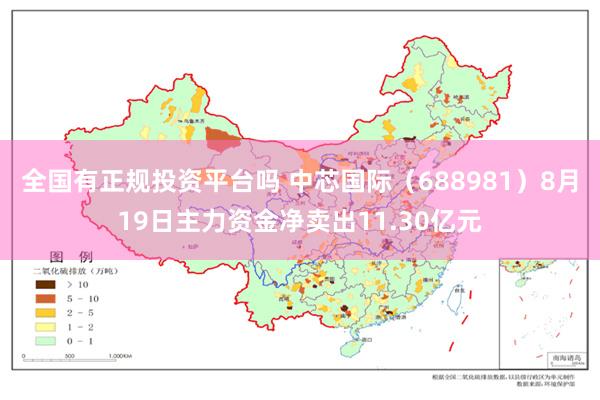 全国有正规投资平台吗 中芯国际（688981）8月19日主力资金净卖出11.30亿元