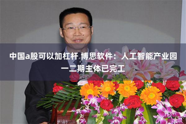 中国a股可以加杠杆 博思软件：人工智能产业园一二期主体已完工