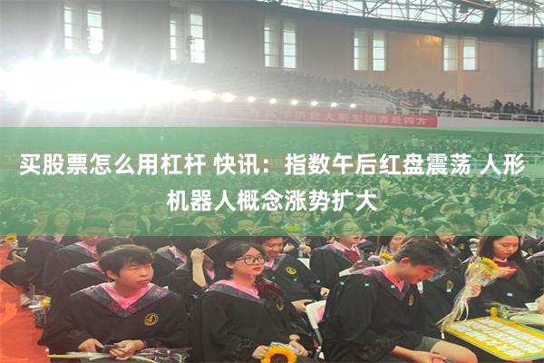 买股票怎么用杠杆 快讯：指数午后红盘震荡 人形机器人概念涨势扩大