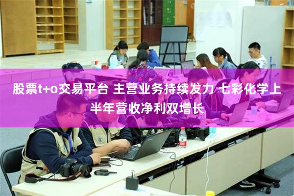股票t+o交易平台 主营业务持续发力 七彩化学上半年营收净利双增长