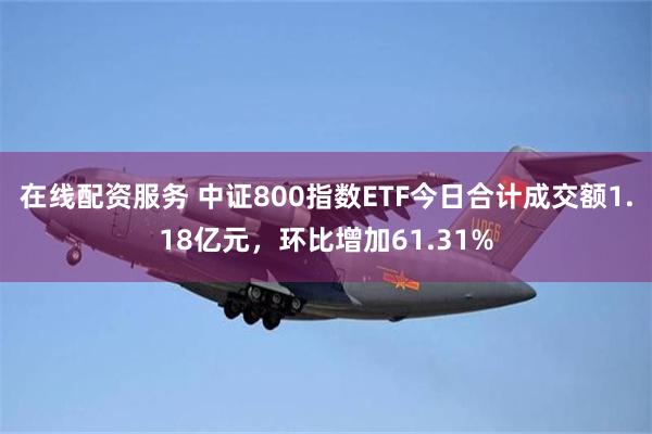 在线配资服务 中证800指数ETF今日合计成交额1.18亿元,环比增加61.31%