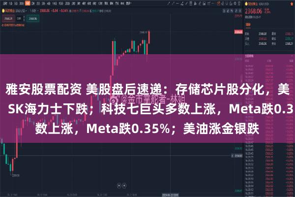 雅安股票配资 美股盘后速递：存储芯片股分化，美光科技、闪迪上涨，SK海力士下跌；科技七巨头多数上涨，Meta跌0.35%；美油涨金银跌